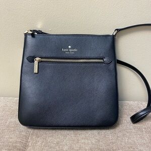 Kate Spade New York Black Sadie Crossbody Bag Saffiano Leather NWT